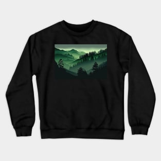 Forest - Mountains Crewneck Sweatshirt